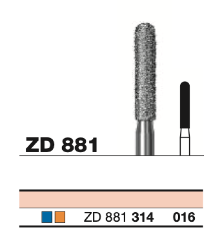 Бор  алмазный D+Z /ZD 881 314.016