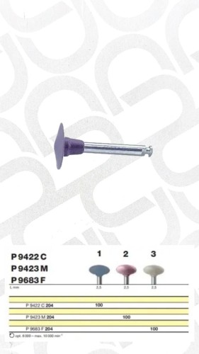 Полировочный бор по керамике 2-я ступень / P 9423 M 204.100, Drendel + Zweiling DIAMANT GmbH, Германия