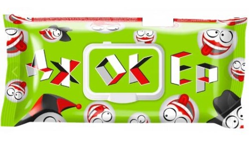 Джокер (мягкая упаковка) - салфетки дезинфицирующие (120шт), Бозон / Россия